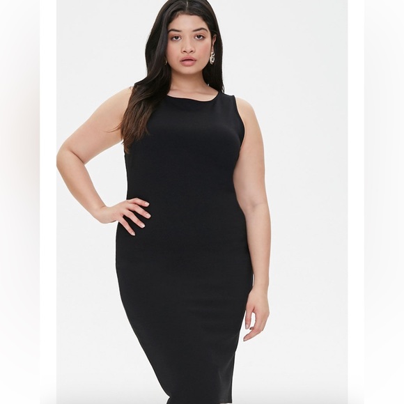FOREVER 21 plus size bodycon midi dress - Picture 4 of 8